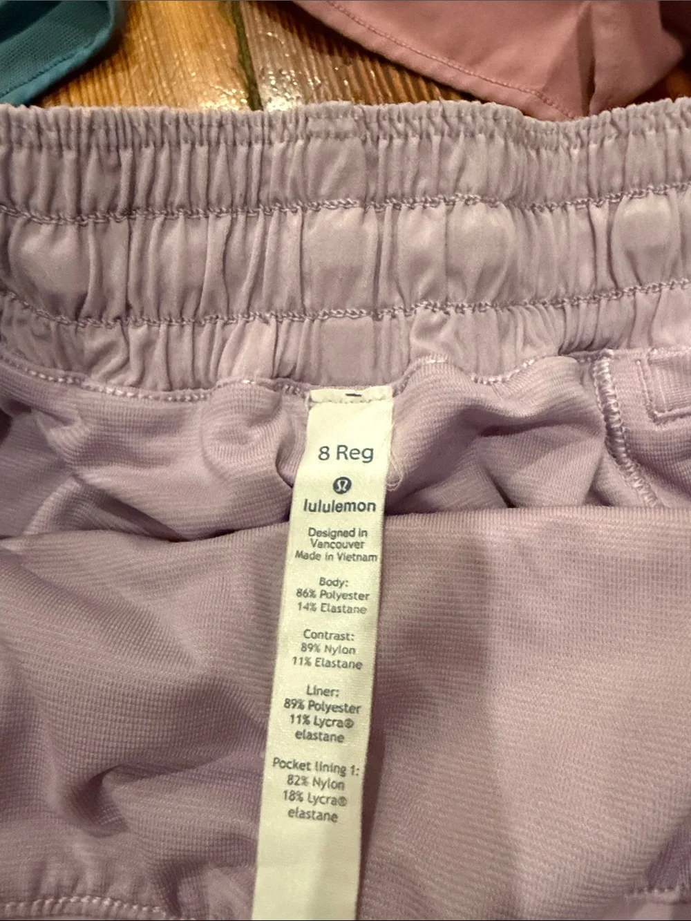lululemon athletica Women's Athletic Shorts - Teal, Charcoal, Mauve, Lavender
